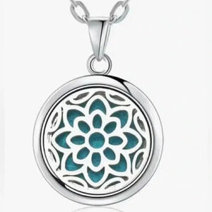 Tree of Life Perfume/Essential Oil Diffusion Stainless Steel Pendant Necklace.